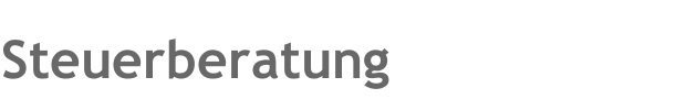 Steuerberatung